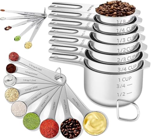 21PCS Measuring Cups and Spoons Set