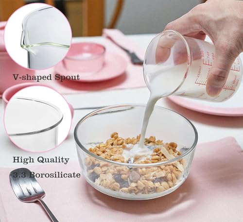 Glass Measuring Cups with Spouts