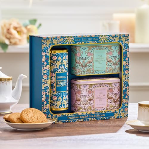 Song Thrush British Tea & Cookies Gift Set (80 Count)