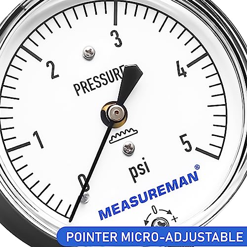 Diaphragm Type Capsule Low Pressure Gauge with Valve