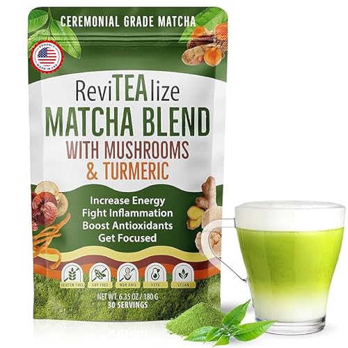 Mushroom Matcha Powder (6.35 Ounce)