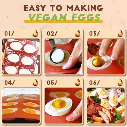 Silicone Egg Molds Easter 2PCS (2 Count)