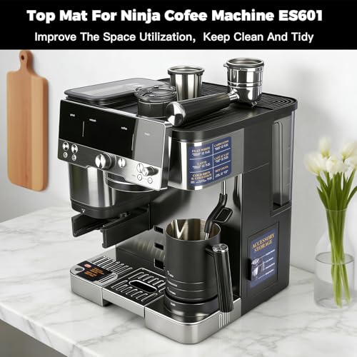 Silicone Top Mat for Ninja Luxe Cafe Espresso Machine ES601 Inky