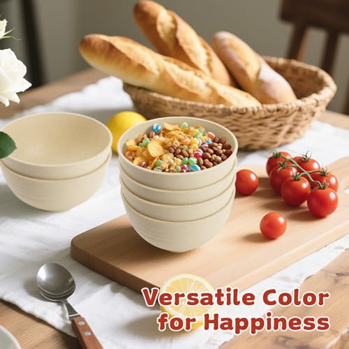 Small Wheat Straw Bowls Sets of 6