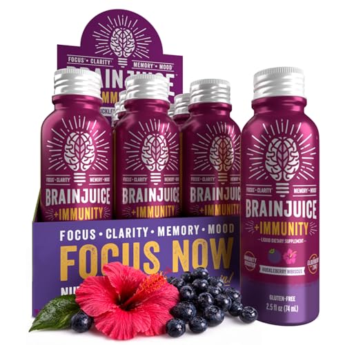Huckleberry Hibiscus Nootropic Supplement Shot (30 Fl Oz)