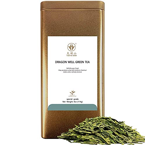 Special Grade Chinese LongJing Green Tea Loose Leaf 4oz (4 Ounce)