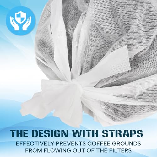 50 Piese Cold Brew Coffee Filters with Drawstring
