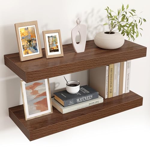 24 Inch Floating Shelves for Wall (2 Count)