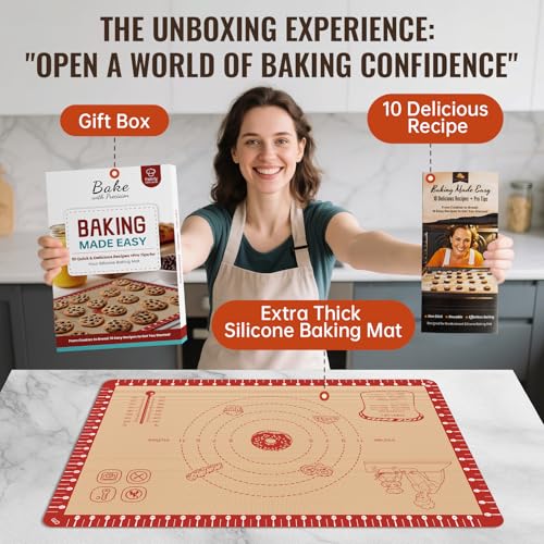 Extra Thick Silicone Mat for Baking