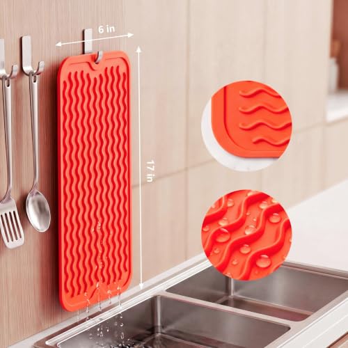 Silicone Dish Drying Mat for Multiple Usage