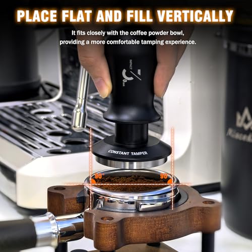 Espresso Tamper 53mm Calibrated Spring Loaded Coffee Tamper with Constant Pressure