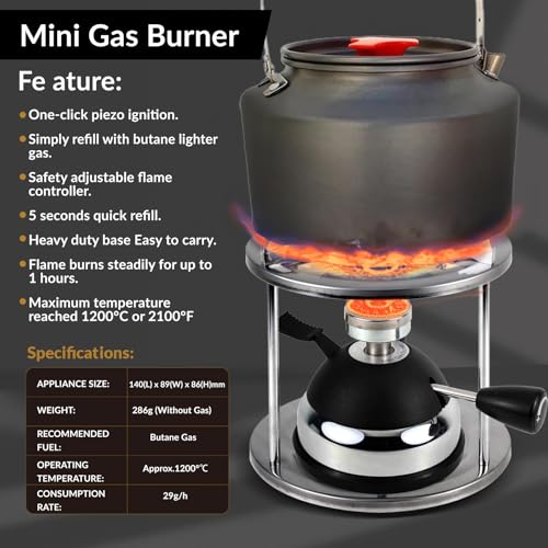 Butane Mini Burner for Tabletop Coffee Siphon Syphon