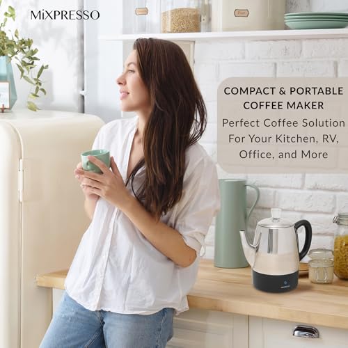 4 Cup Small Electric Percolator Coffee Pot (4 Count)