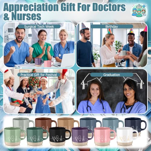 12 Pcs Surgical Technologists Week Gifts Bulk Thank You Gifts Mugs (12 Count)