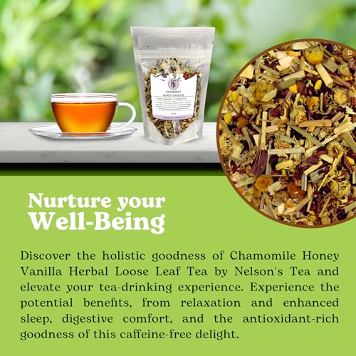 Chamomile Honey Vanilla Herbal Loose Leaf Tea