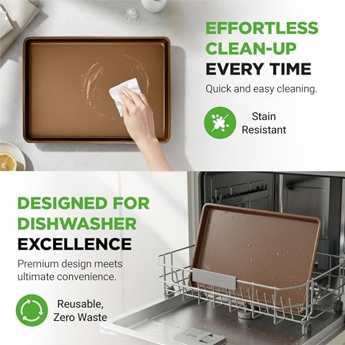2 Piece Nonstick XL Cookie Sheets for Baking (2 Count)
