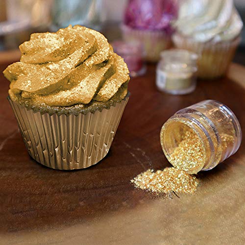 Bright Gold BAKELL Edible Glitter