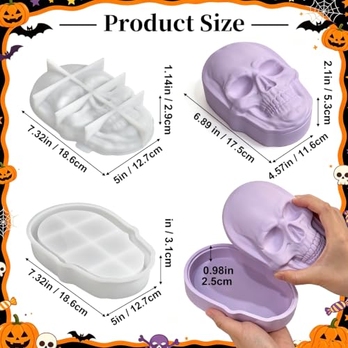 Resin Skull Box Mold