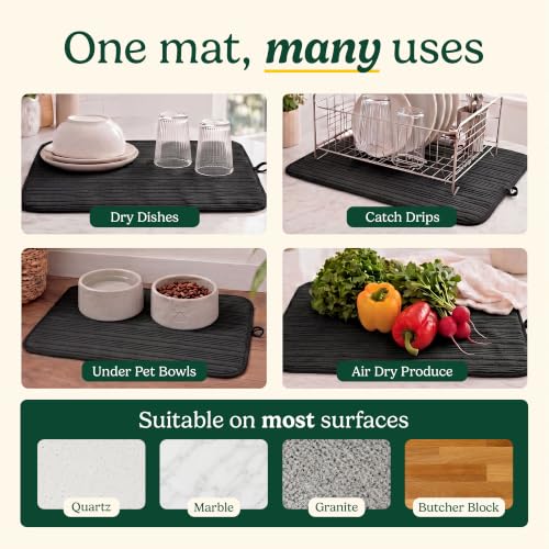Cuisinart Dish Drying Mat for Kitchen Counter (2 Count)