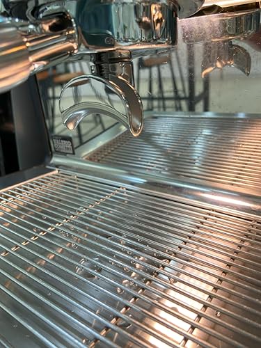 58mm Double Spout Portafilter Compatible with La Marzocco Espresso Machine Stainless Steel Espresso Portafilter with Double Shot Filter Basket Espresso Accessories