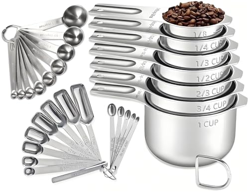 30PCS Measuring Cups and Spoons Set