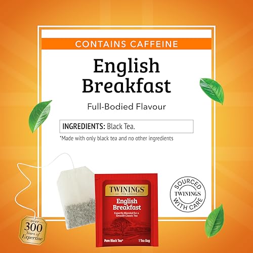 English Breakfast Black Tea Individually Wrapped Bags (100 Count)