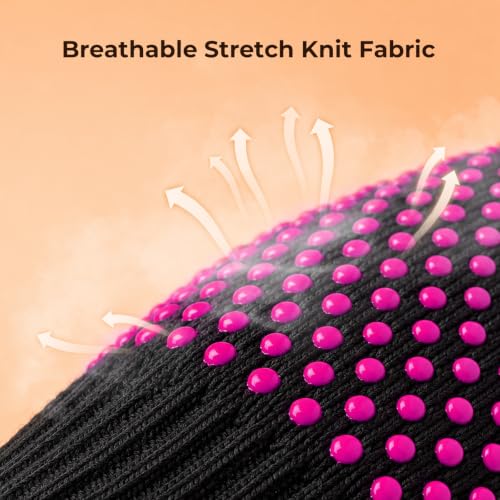 Heat Resistant Gloves for Sublimation 2Pcs with Silicone Bumps