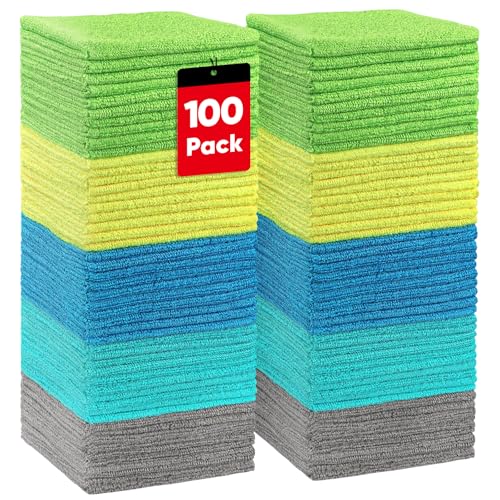 Microfiber Cleaning Cloth 100 PK (100 Count)