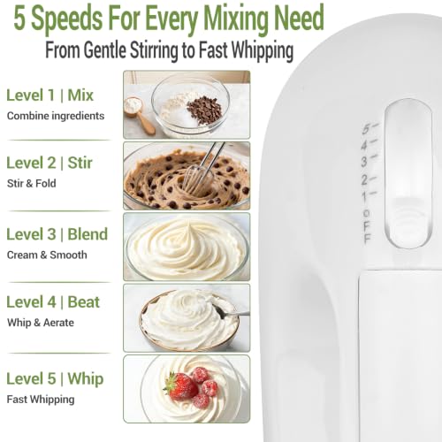 5 Speed Electric Hand Mixer