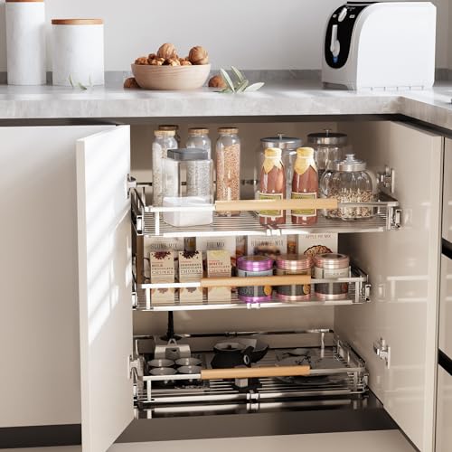 2Pack Expandable Pull Out Cabinet Organizer (2 Count)