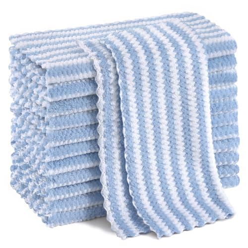 12 Pack Coral Velvet Dish Cloths (12 Count)