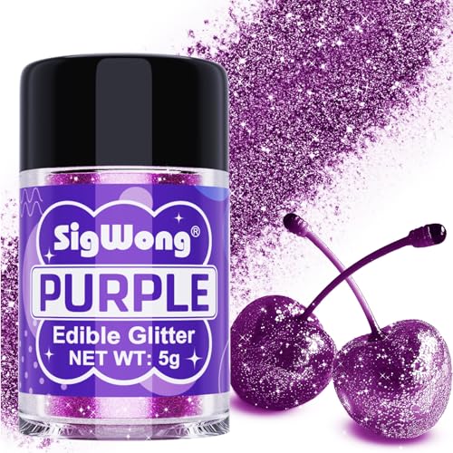 Purple Edible Glitter
