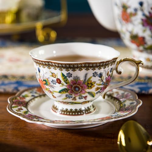 Fine Bone China Tea Set (13 Count)