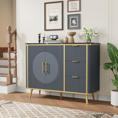 47.3" Modern Buffet Cabinet with Storage