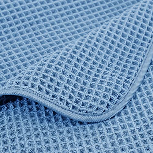 430 GSM Poly Blend Microfiber Quick Dry Waffle Bath Towel (4 Count)