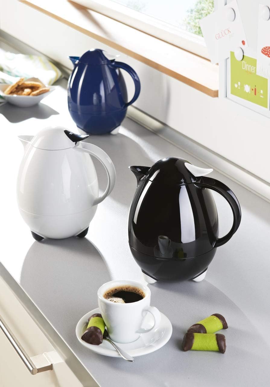 Double wall glass-lined beverage carafe