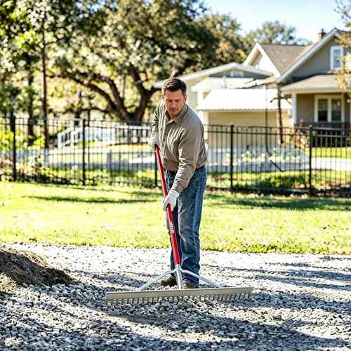 Aluminum Landscape Rake 36 Inch