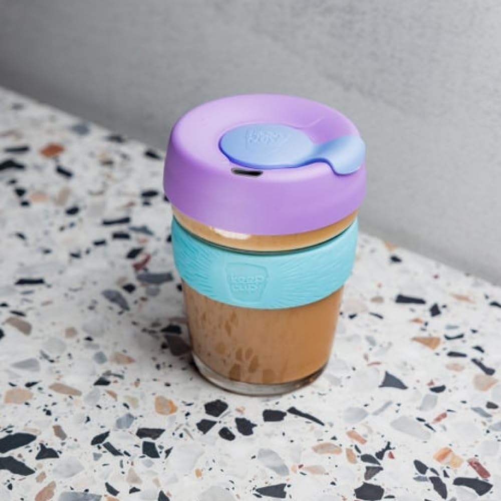 Reusable coffee cup sized for a car cup holder