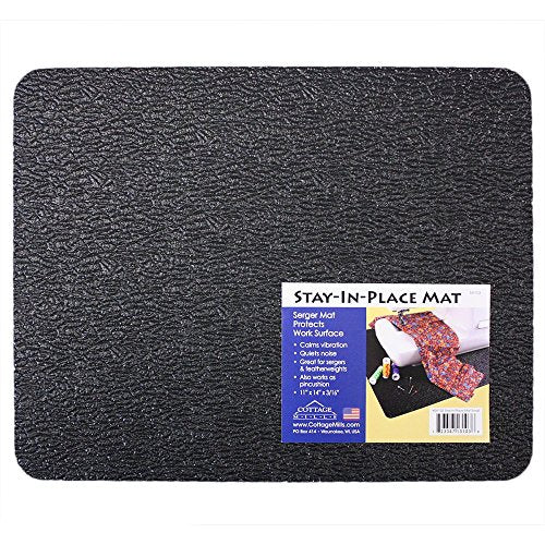 Stay-in-Place Machine Mat - 11" x 14" - Calms Vibration and Dampens Noise