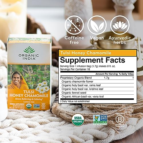 Tulsi Honey Chamomile Herbal Tea (108 Count)