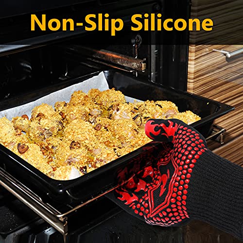 BBQ Gloves Oven Gloves 1472℉ Extreme Heat Resistant