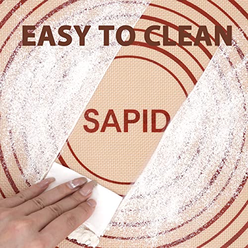 Thick Silicone Pastry Mat Baking Dough Rolling Extra Large 20" x 28"