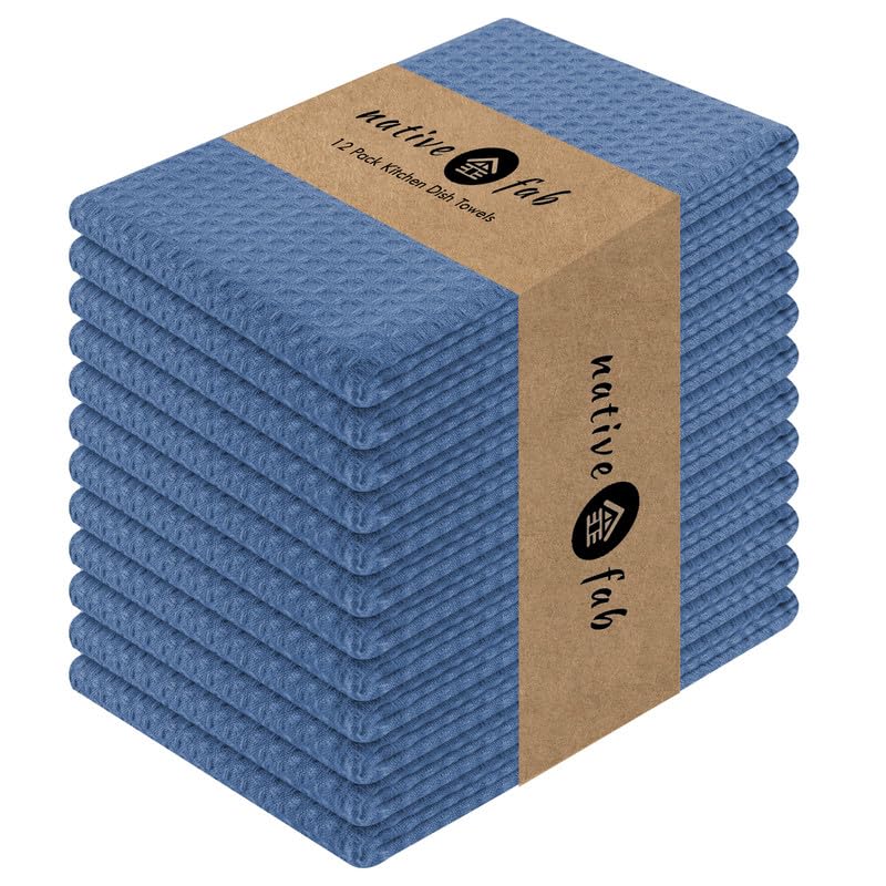 100% Cotton Kitchen Towels (12 Count)