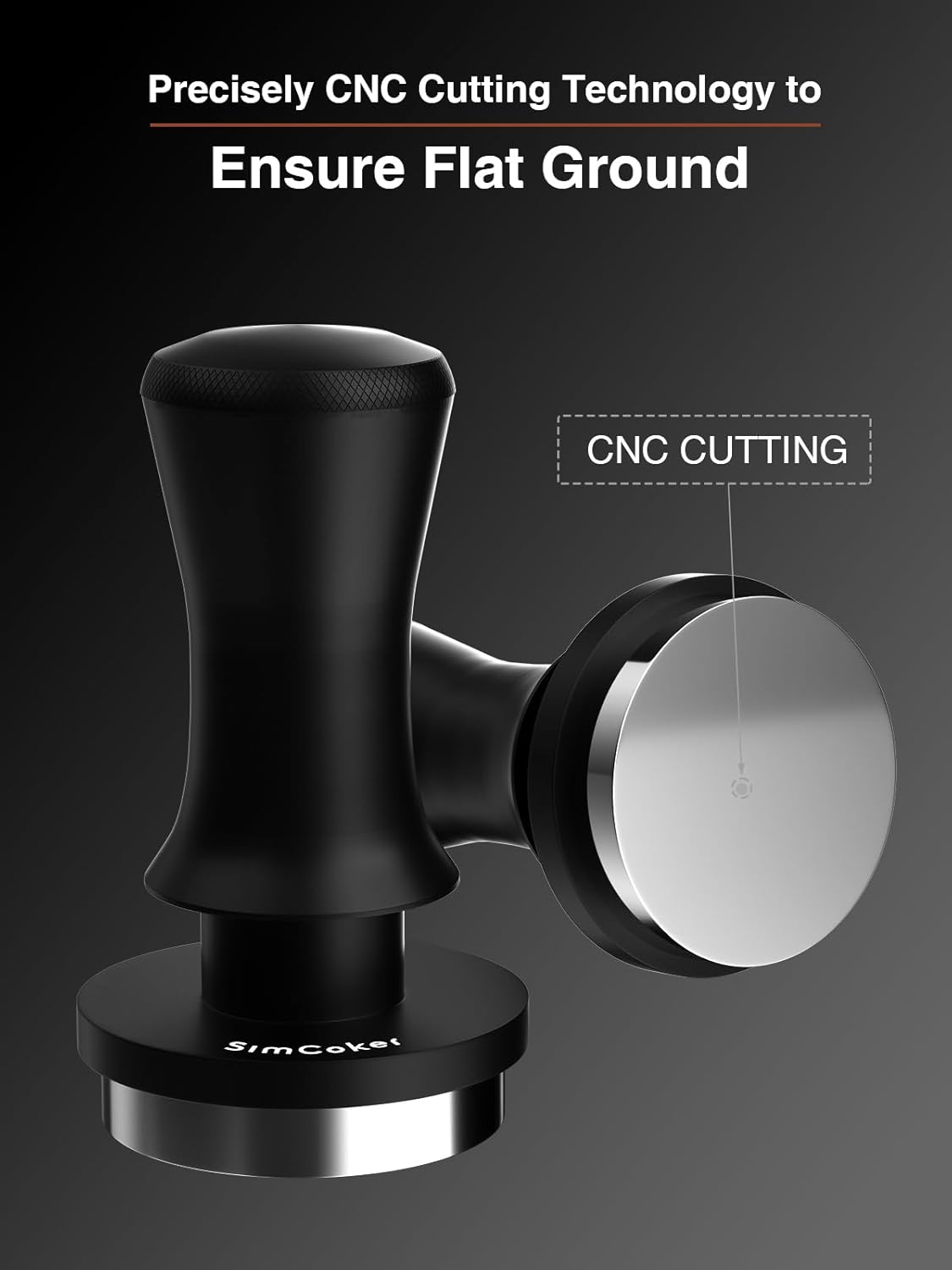 Espresso Tamper, 53mm Barista Coffee Tamper with Spring Loaded for Coffee Machine Portafilter,Stainless Steel