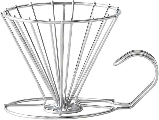 TOKYO MATCHA SELECTION - KOGU - Stainless wire coffee dripper - 3 size [Standard ship by SAL: NO tracking number & insurance] (L (2-6 cup))