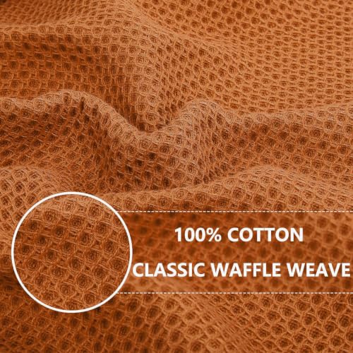 100% Cotton Waffle Weave Kitchen Dish Cloths 6 (6 Count)