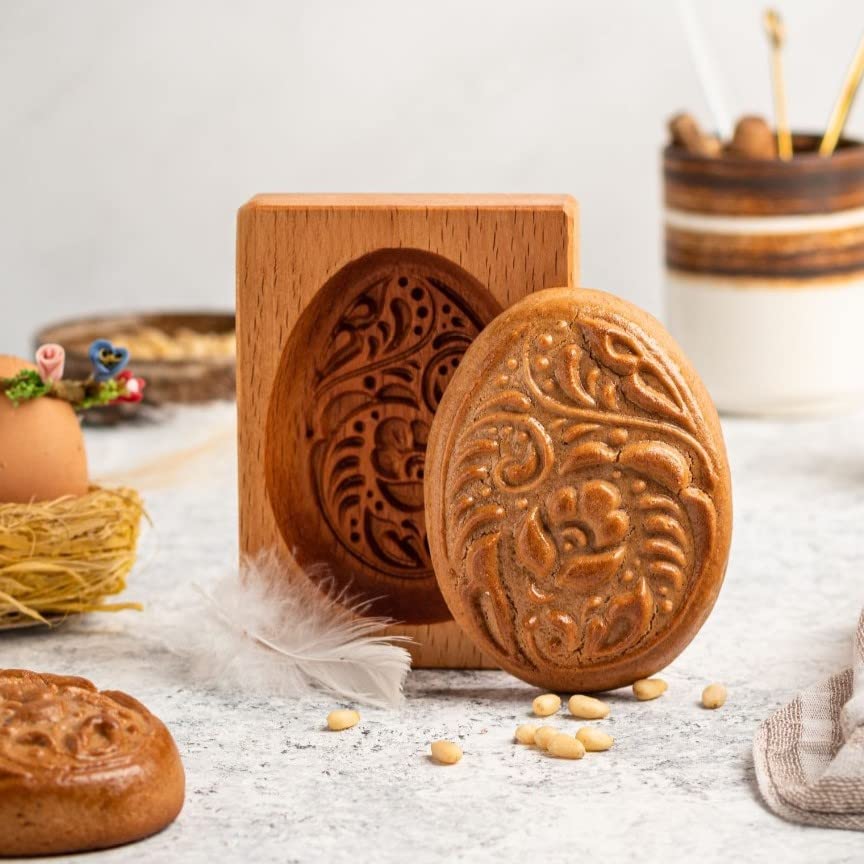 Wooden Springerle Cookie Molds for Baking