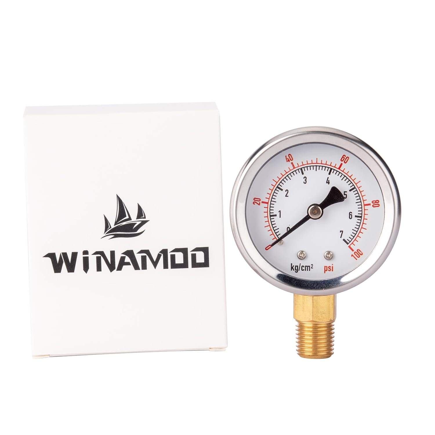 0-100 Psi Pressure Gauge, 2