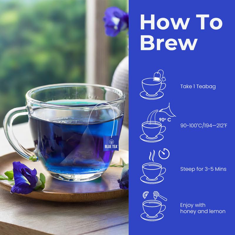 Butterfly Pea Flower Tea (30 Count)