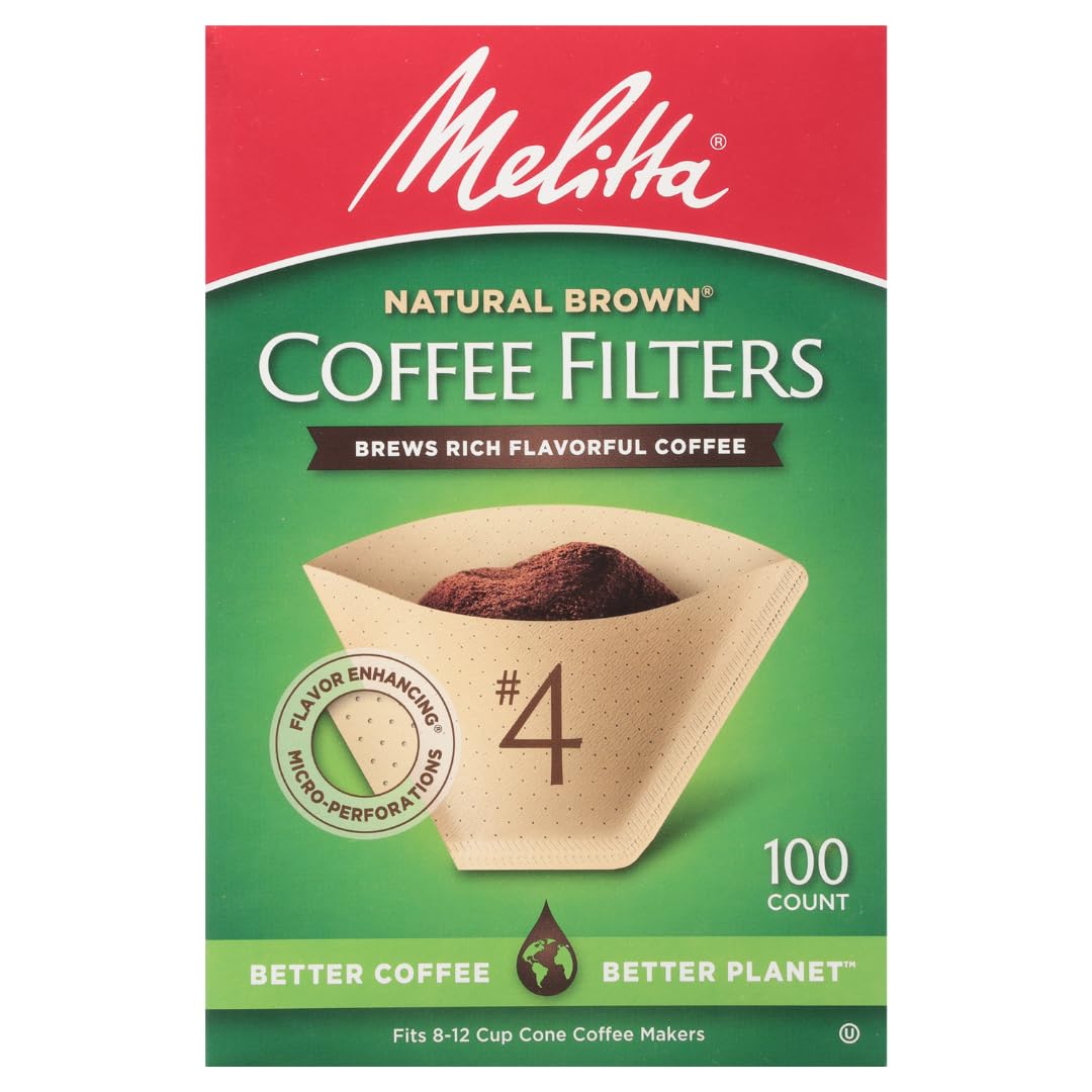 4 Unbleached Coffee Filters (600 Count)